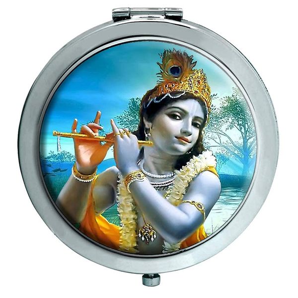 Krishna Youth Hindu Compact Mirror