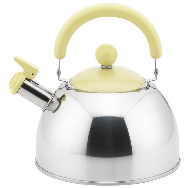 Yoshikawa SJ3421 Whistling Kettle, 0.8 gal (2.5 L), Made in Japan, Wakan Sound When Hot Water Boils