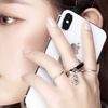 Smatixx Brody A Silver Heart Smart Ring Smartphone Holder