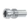 Gemeco PL-259 Reducer for RG8X, Silvered