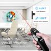 QUI Presentation Clicker Pointer, 328FT Wireless Presenter Remote PPT PowerPoint Clicker, 2.4GHz Presentation Pointer Slide Advancer for Mac, Laptop (Green Function Indicator Light)