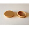 Hinge and Bracket Supplies 10 x 35mm Cream Cupboard Hinge Hole Covers