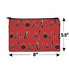 Makeup Lipstick Mascara Eyeliner Pattern Makeup Cosmetic Bag Organizer Pouch