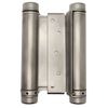 6" Satin Chrome Double Acting Spring Hinge -Cafe/Saloon Bar Swinging Doors 