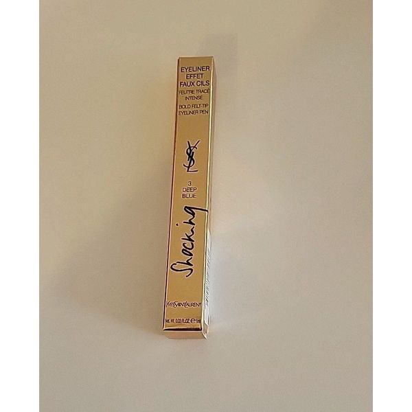 Yves Saint Laurent Bold Felt Tip Eyeliner SHOCKING #3 Deep Blue