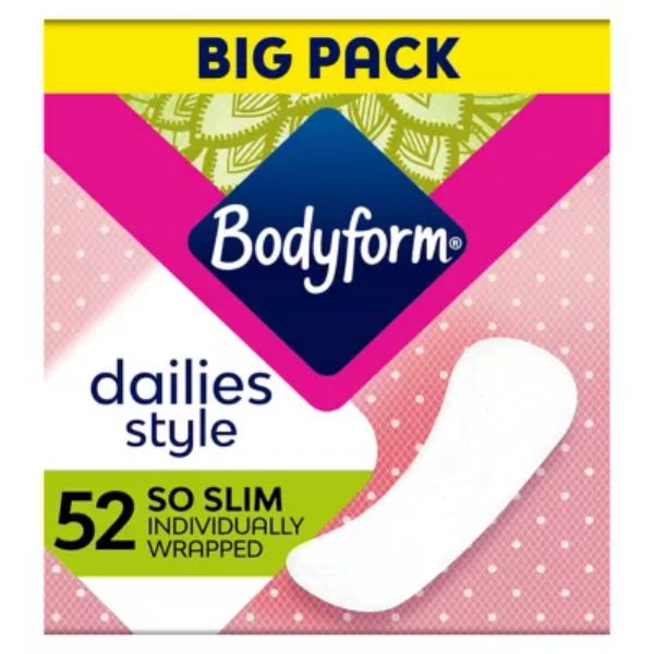 Bodyform Dailies So Slim Panty Liners 52 Pack
