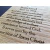 Baptism Picture Frame - 8x10 Frame Holds 5x7 Photo