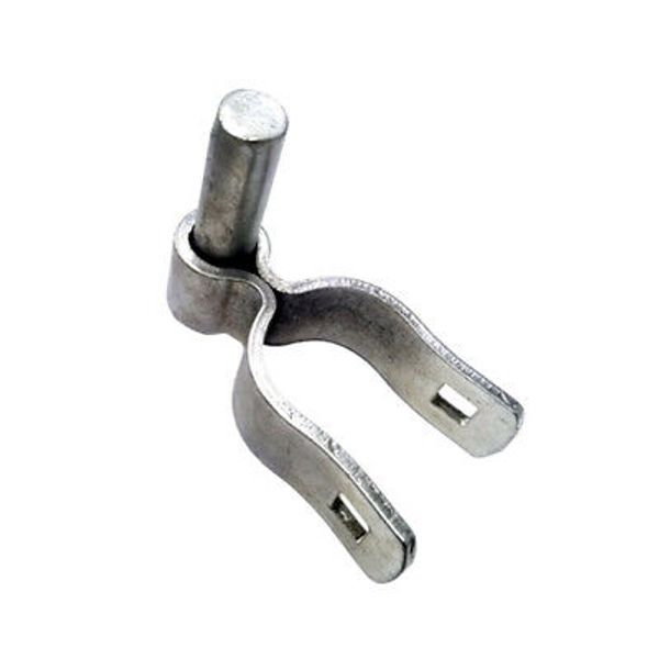 Chain Link Gate Hinge 1-3/8" Gate Post Hinge Zinc Plated 5/8" Pin with Bolts