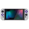 eXtremeRate PlayVital Switch Console Compatible Back Cover, NS Joycon Handheld Controller Separable Protector Hard Shell, Customized Dockable Protective Case for Switch [Classic SNES Style]