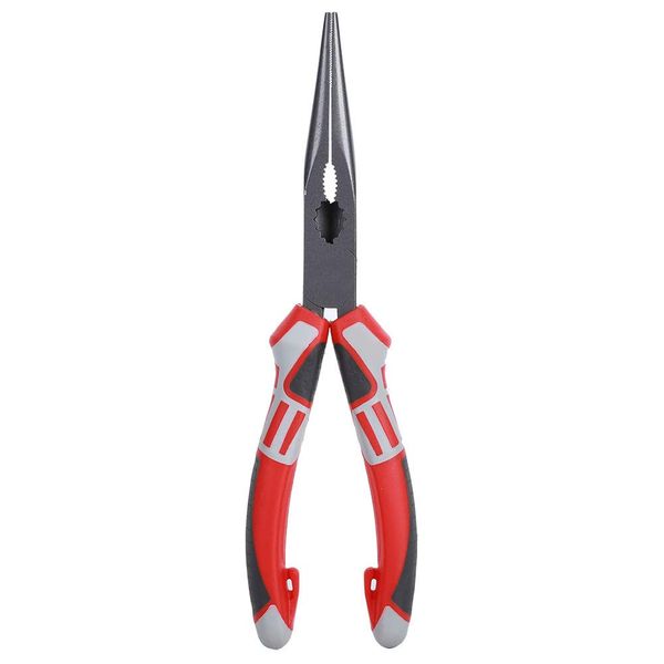 Electrician Wire Cutter Long Needle Nose Pliers Hand Tools Chrome Vanadium Alloy Steel Three Dimensional Carving, Integrally Formed for Electricians