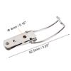 sourcing map 3.25-inch Iron Spring Loaded Toggle Latch Catch Clamp Clip for Trunk Case Box Chest - 4 Pcs