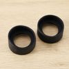 eMagTech 4PCS Eyepiece Cover for 32-36mm Stereo Microscope, Soft Rubber, Black