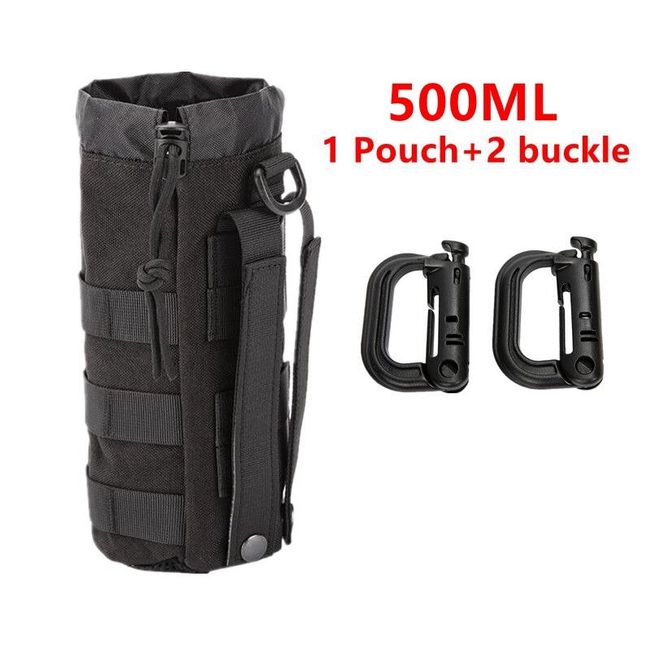 2pcs Water Bottle Holder Water Bottle Carrier With Adjustable Shoulder Strap  For Sports Hiking Camping