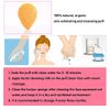 4 Pieces Konjac Facial Sponge, Face Exfoliation Cleaning Sponge Natural Exfoliating Puff Scrub for Makeup Removal and Gentle Deep Pore Cleansing