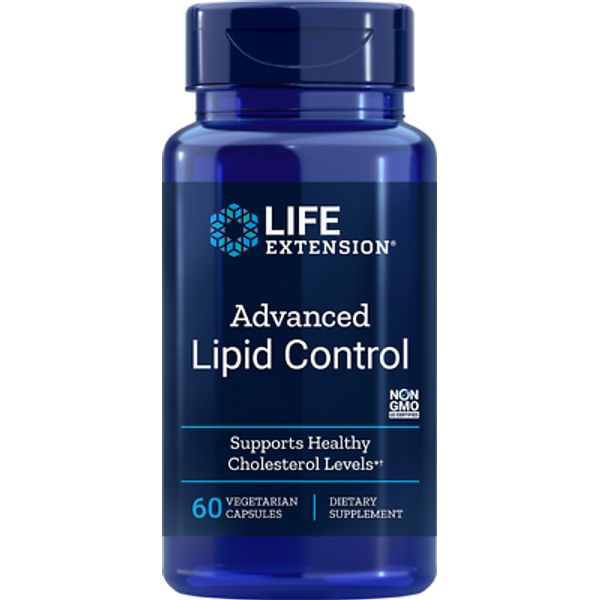 Life Extension ADVANCED LIPID Cholesterol Control 60 Veg Caps