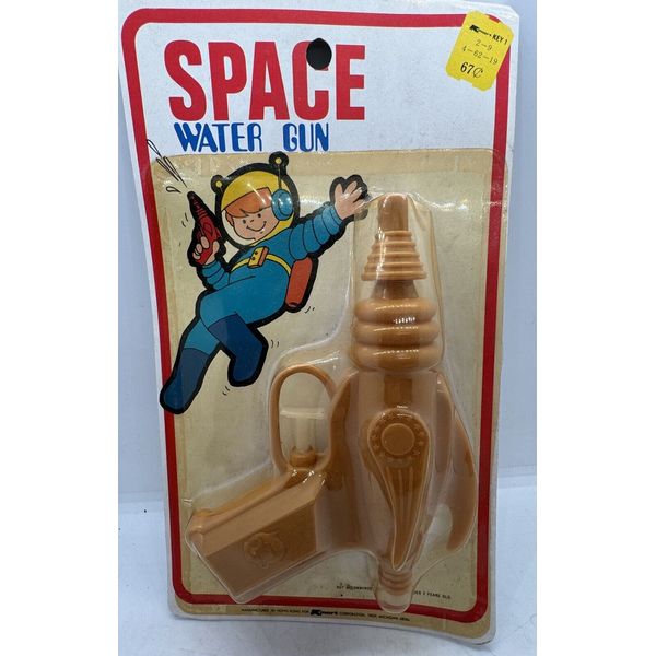 Vintage 1980s Kmart Space Water Gun HONG KONG In Original Package Sealed