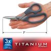 Clauss 18516 7-Inch Titanium Bonded Ultra Flex Bent Shear - Grey