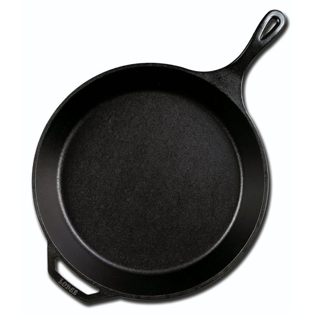 Lodge BOLD 14 Inch Seasoned Cast Iron Pizza Pan, Design-Forward Cookware &  Seasoned Cast Iron Skillet with 2 Loop Handles - 17 Inch Ergonomic Frying