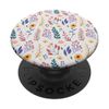 Colorful Wildflower Garden Boho Botanical Floral Pattern PopSockets Swappable PopGrip