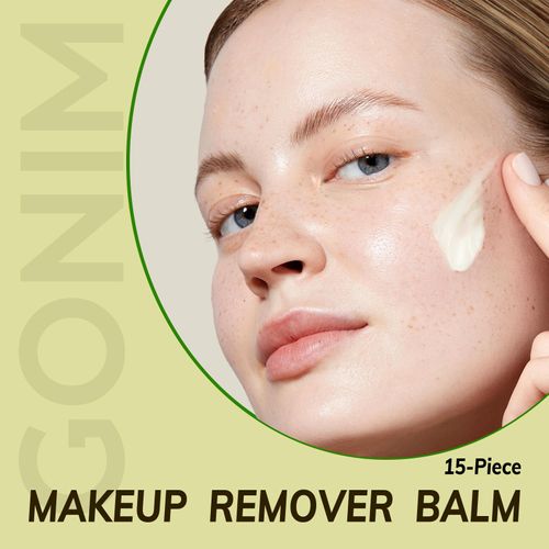 GONIM Cleansing Balm Makeup Remover, Hydrating Facial Cleanser, Travel-Friendly for On-the-Go, Makeup Remover Melting Balm, Travel Size Mini Makeup Cleansing Oil, Soothing for All Skin Types 3gx15pcs