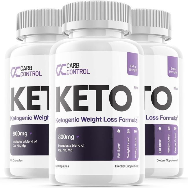 (3 Pack) Carb Control Keto Ketogenic Formula (180 Capsule)