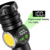 2PCS 3000LM LED Flashlight Super Bright Torch Rechargeable
