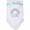 Personalised Rainbow Baby Shawl Blanket