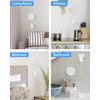 Maxonar Wall Mount, Holder with Integrated Cable Management Space Saving Stand, Compatible with Echo Pop and Google Nest Speaker, White
