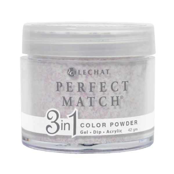 LECHAT Perfect Match 3in1 Powder - Red Ruby Rules, Glitter, 1.48 ounces