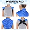 Chenove Ice Pack for Shoulders Upper Back Pain Relief with Strap, Neck and Sh...