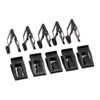Mtsooning 20pcs Universal Auto Car Front Console Dash Dashboard Trim Metal Retainer Black