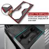 CoolKo Center Console Cup Holder Trim Panel Cover Compatible with Tesla Cybertruck
