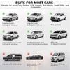 2PC Car Side Front Rear Window Sun Shade Mesh Cover Bugs Net Screen UV Protector