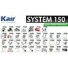Kair Rectangular Ducting Retaining Clip 180mm x 90mm Support Bracket for Plastic Flat Channel Duct