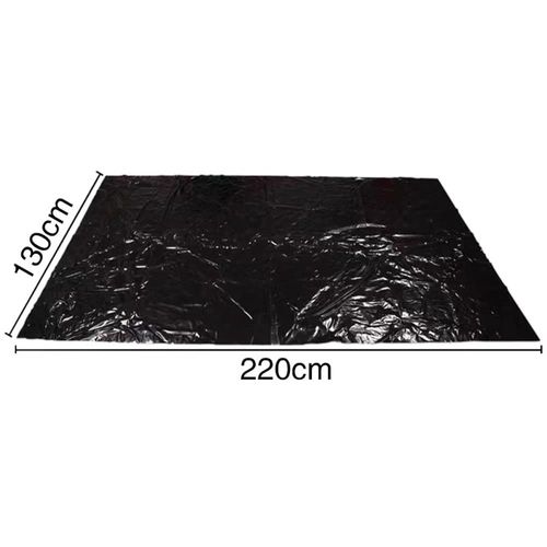 Arightmu 1.3M*2.2M Black Waterproof Mattress PVC Thickened Mattress Protective Cover Bedspread (Black)