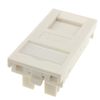 kenable CAT6 RJ45 Patch Cable Module Keystone with Name Plate in White [CAT6 RJ45 Socket]