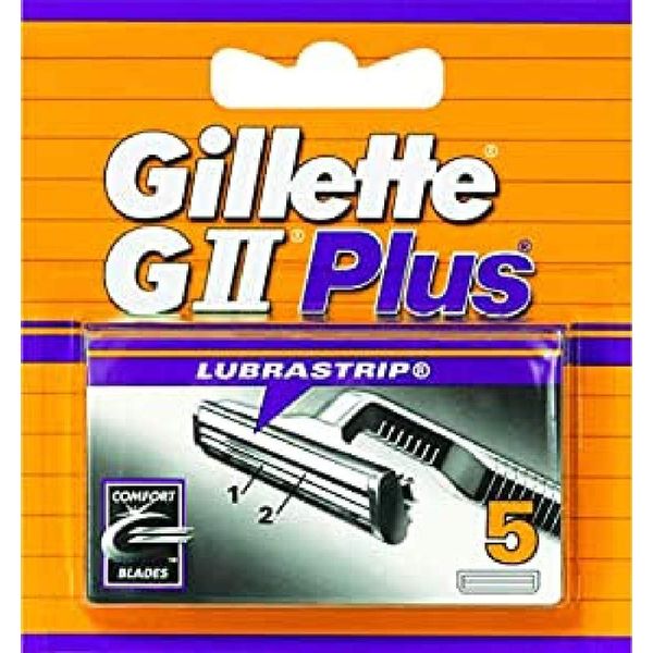 Gillette GII Plus Men’s Razor Blades – 5 Refills