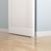DOITOOL White Barn Door 2 Sets Sliding Barn Door Floor Guide Wall Mounted Hardware for Flush Bottom Adjustable Stay Rollers Barn Door Rollers