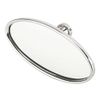 Stainless Steel Oval Interior Rear View Mirror & Glue