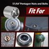 3/8" Drive 51/64" 5-Point Utility Impact Socket Penta New for 5-Point Nuts Valve