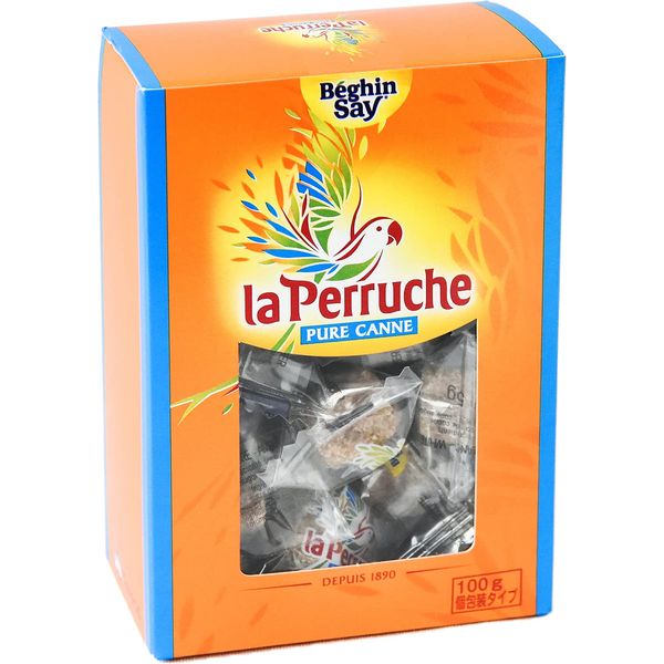 La Perruche Brown Sugar Cube, 3.4 oz (100 g) (Individual Packaging)