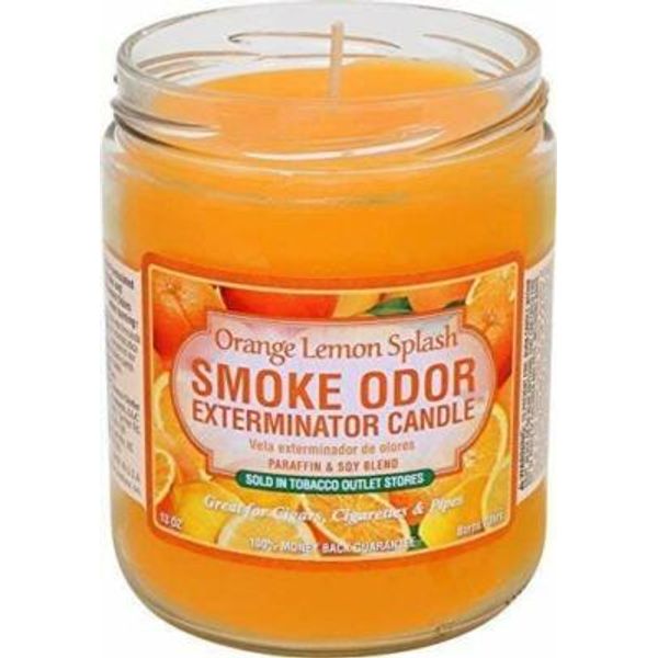 Smoke Odor Exterminator Candle Orange Lemon Splash 13 oz (3-Pack)