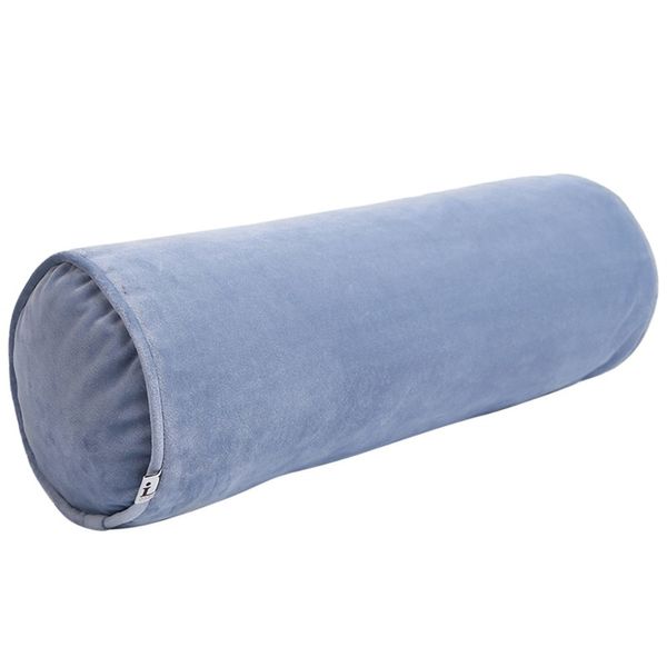 Yoga Bolster Maternity Cushion Body Pillow Fitness Yoga Cushion Stretching Pilates Goods for Women in their 20s Homet, Cloud Velvet Cotton Pillow-Puffy Pillow-No Cover, Diameter 22CM+Length 80CM