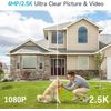 XVIM 3PK Wireless Solar Battery Camera WiFi 1080P Outdoor Security Camera System