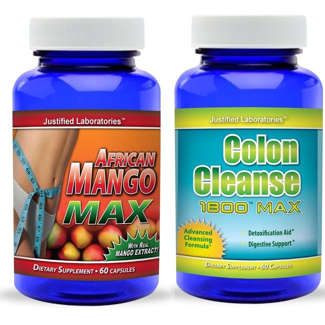 Super African Mango 1200 & Super Colon Cleanse  Combo Pack