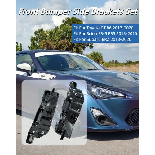 OWNDR Front Bumper Bracket Fit for Toyota GT 86 GT86 2017-2020 for Scion FR-S FRS 2013-2016 for Subaru BRZ 2013-2020, Right SU003-01498 Left SU003-01499