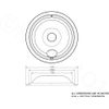 GE Hotpoint Chrome Stove Drip Pans Electric Burner Covers 4 Top Replacement Set