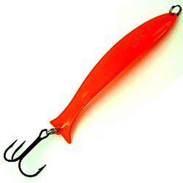 Mooselook Wobbler, Junior - Fluorescent Orange - 16007 - 2 1/2", 1/6 Ounce