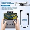 lingsee 2 Pcs 30CM Data Cable for Air 2 Remote Control/Pocket 2/Osmo Pocket Camera- Type-C to Type-C