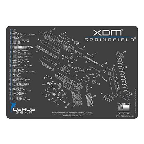 Cerus Gear Springfield XDM Schematic Char Promat Gray